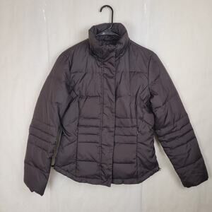 Calvin Klein black duck down filled puffer coat Size XS Ski Cabincore Comfycore